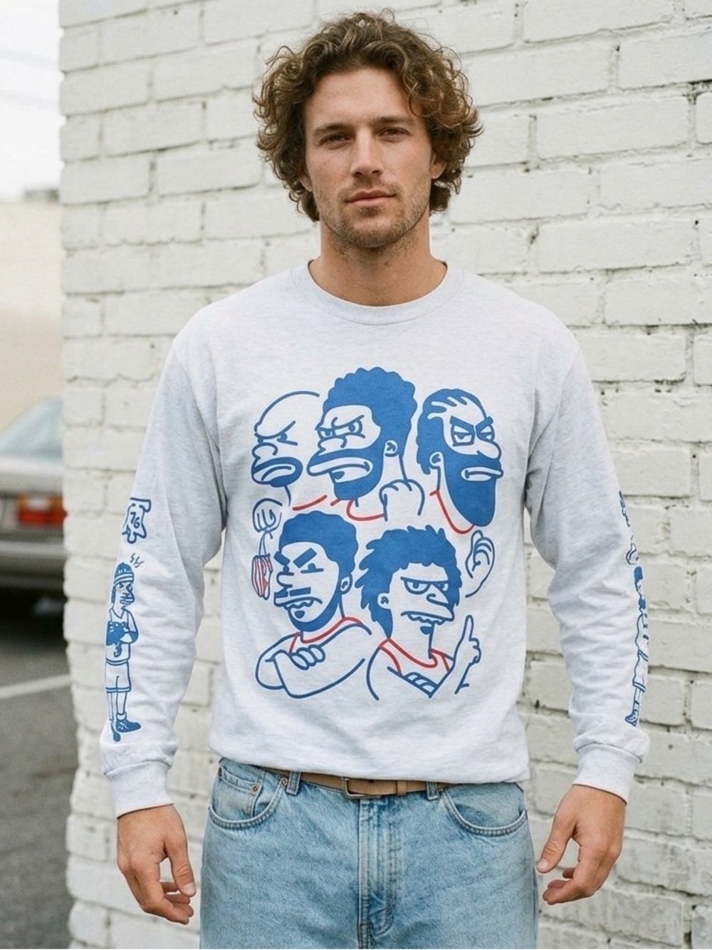 Cookies Hoops Bullies 76ers Basketball 2023 Men’s XL Long Sleeve Shirt